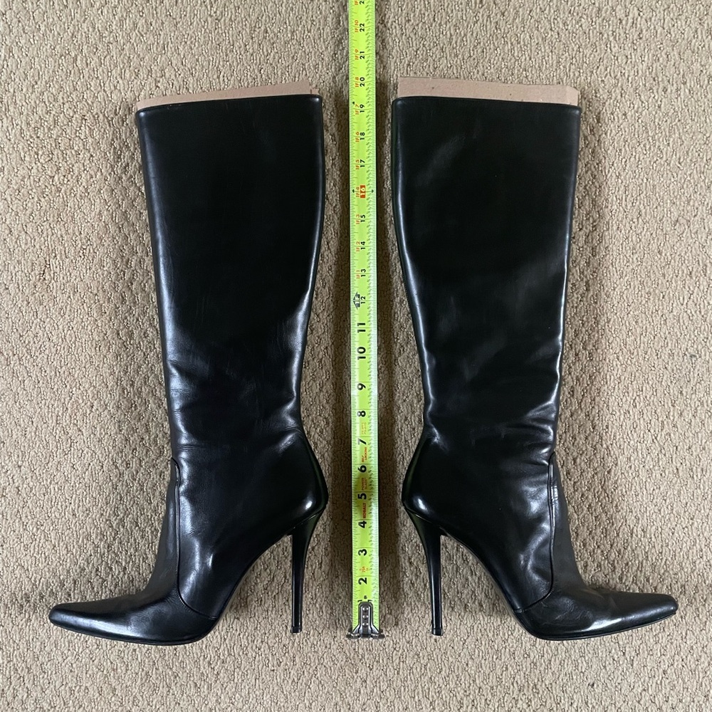 Stuart Weitzman Black Heeled Boots - Picture 3 of 13